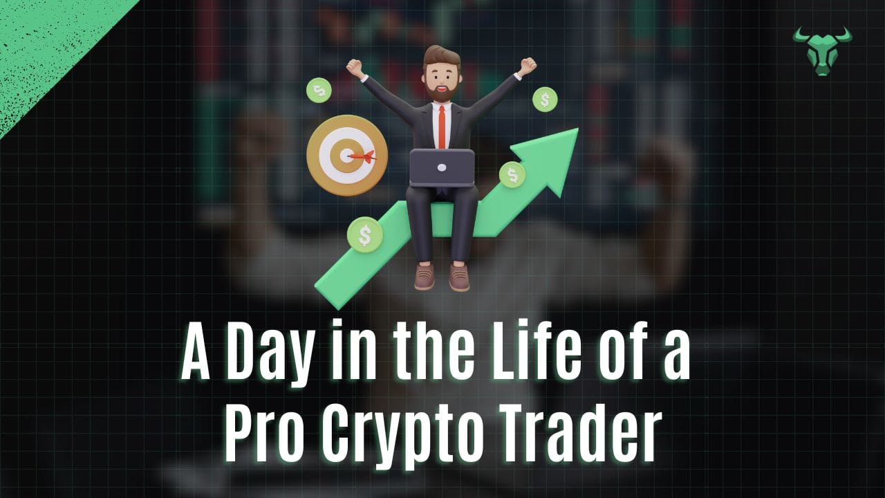 Graphic for article A Day in the Life of a Pro Crypto Trader