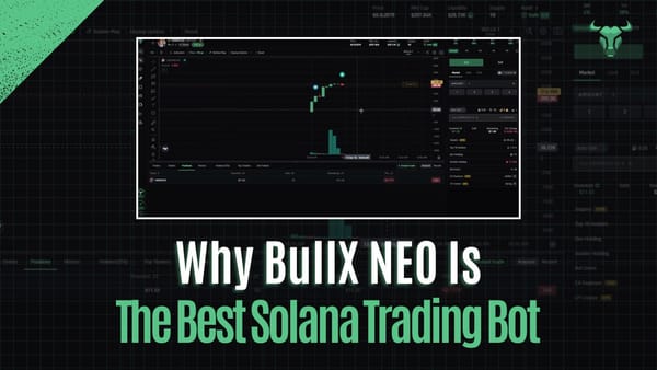 thumbnail of "Why BullX NEO Is The Best Solana Trading Bot" with a screenshot of a live trading