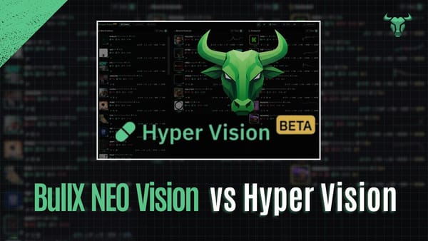 thumbnail with a logo and graphic for "BullX NEO Vision vs Hyper Vision"